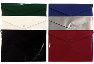 Poly Snap Confidential Side Open Envelopes Assorted 13 x 9-1/4 