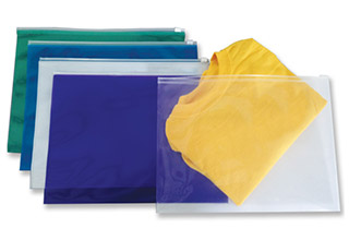 Poly Zip No Gusset Envelopes Assorted 12-3/4 x 9-1/2 
