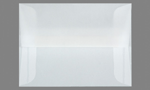 TRANSLUCENT VELLUM ENVELOPES AND PAPER Clear A2  4-3/8 x 5-3/4